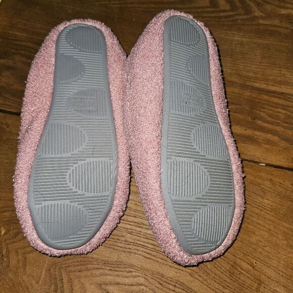 Relax Now Pink Fuzzy Slippers – Memory Foam, Women’s 9/10, Cozy Comfort NEW - Picture 3 of 7